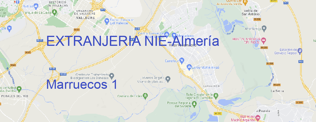 Oficina EXTRANJERIA NIE Almería
